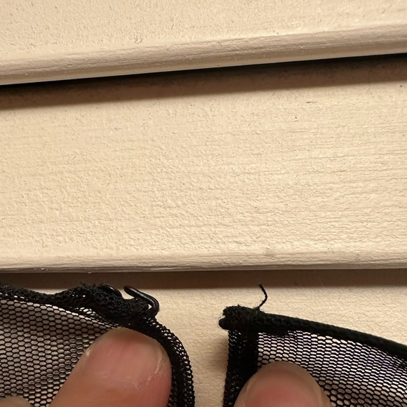 NWT with Defects (Pictured). Size 8 Sheer Sequins long sleeve Dress with lining. - Picture 7 of 8